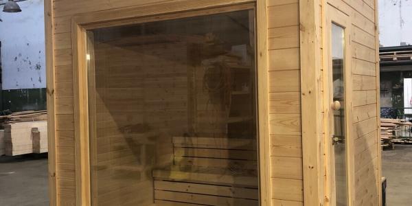 Moderne Gartensauna Cube / Haus 2.3 m x 2.3 m