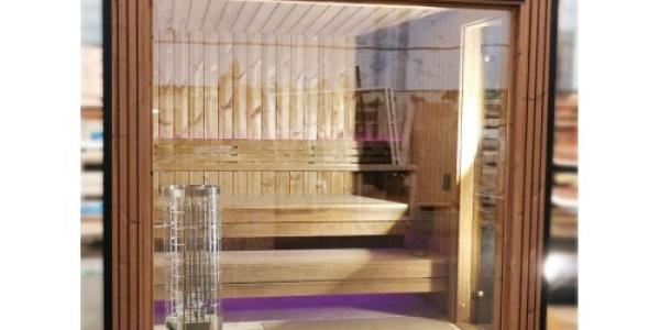 Luxussauna 2,3 x 2.3 m