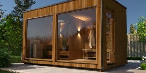 Luxussauna 2,3 x 4,4 m