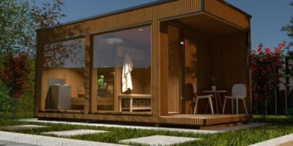 Luxussauna 2,3 x 5,4 m