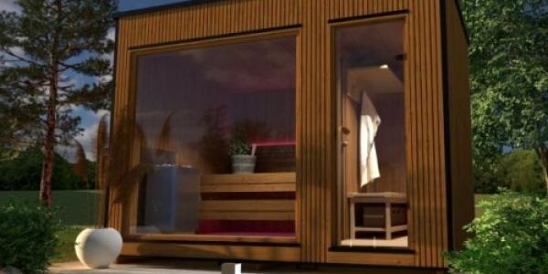 Luxussauna 2,3 x 3,4 m