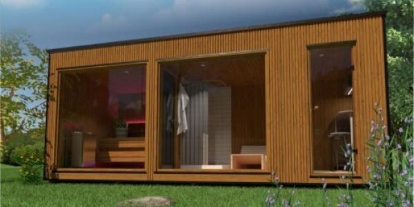 Luxussauna 2,3 x 5.9 m